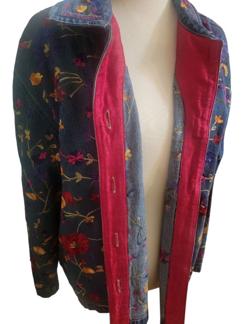 Chico's Vintage Denim Jacket - Picture 5 of 12